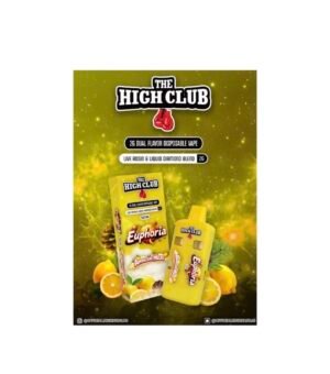 The High Club 2g Dual Flavor Disposable Vape Euphoria x Amnesia Haze Sativa