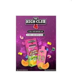 The High Club 2g Dual Flavor Disposable Vape Lucky Charms x Honeydew Rizz